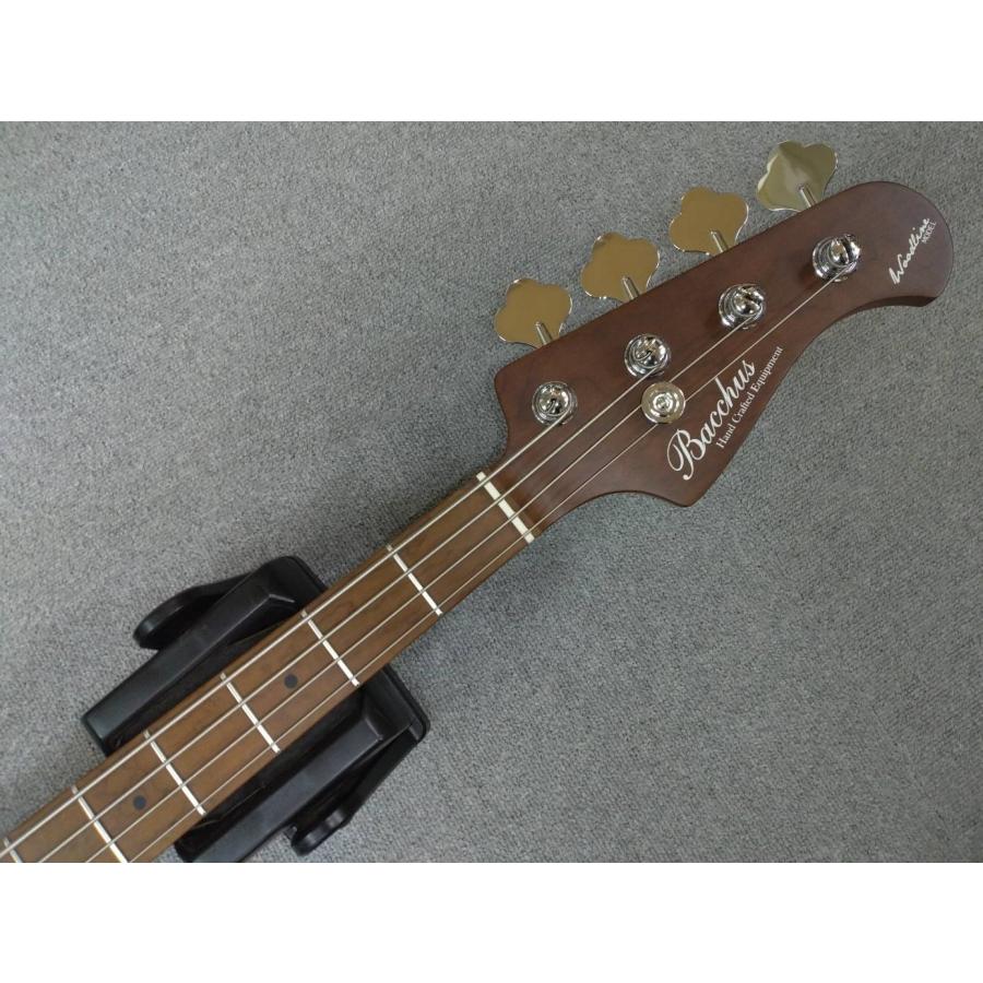 Bacchus GLOBAL Series WL4-ASH/RSM (STR /シースルーレッド) ローステッドメイプルネック バッカス・エレキベース【現物画像】_4