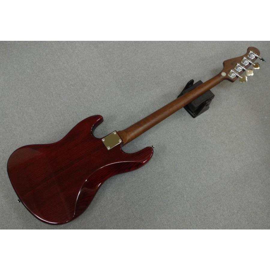 Bacchus GLOBAL Series WL4-ASH/RSM (STR /シースルーレッド) ローステッドメイプルネック バッカス・エレキベース【現物画像】_5