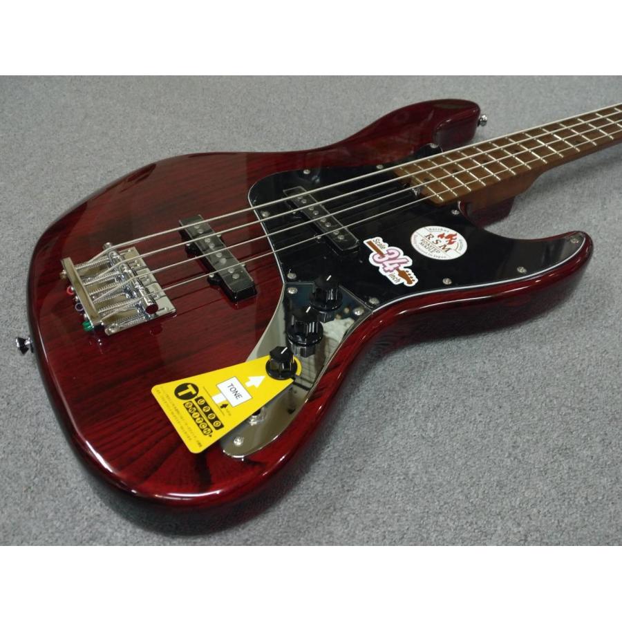 Bacchus GLOBAL Series WL4-ASH/RSM (STR /シースルーレッド) ローステッドメイプルネック バッカス・エレキベース【現物画像】_9