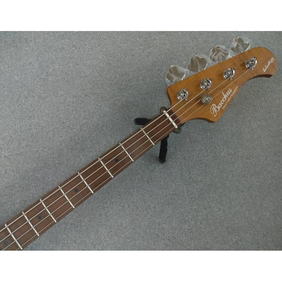 GLOBAL Series  WL4-STD/RSM BLU-S (ブルーサテン)    ローステッドメイプルネック  【Fantom】 バッカス・エレキベース【現物画像】