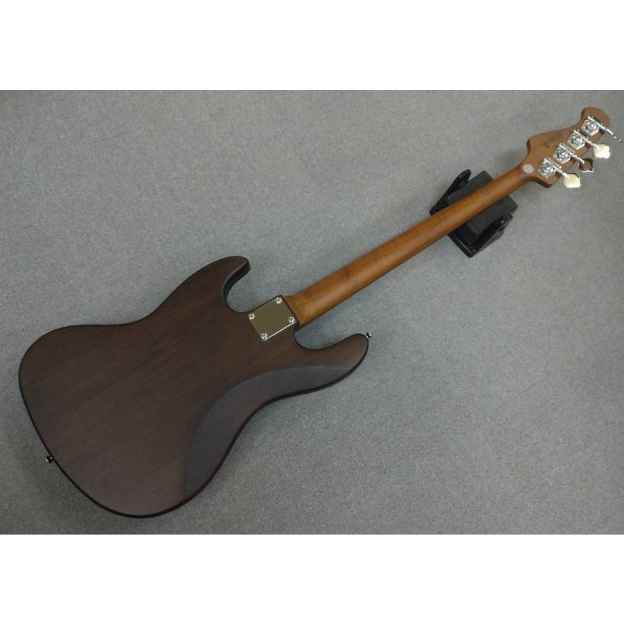 Bacchus GLOBAL Series WL4-STD/RSM CHG-S （チャコールグレーサテン) ローステッドメイプルネック バッカス・エレキベース【現物画像】_5
