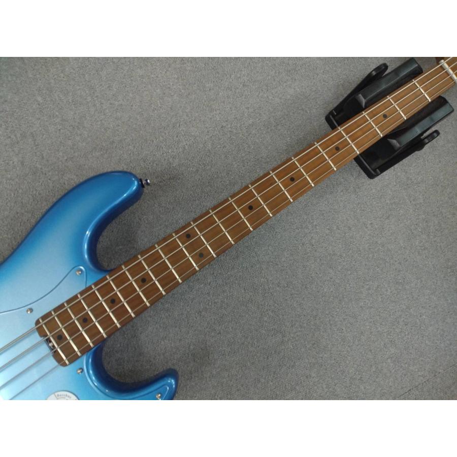 Bacchus GLOBAL Series WL4-STD/RSM SLV-LPB-BS (Silver-Lake Placid Blue Burst) クリアピックガード仕様 バッカス・ベース【現物画像】_3
