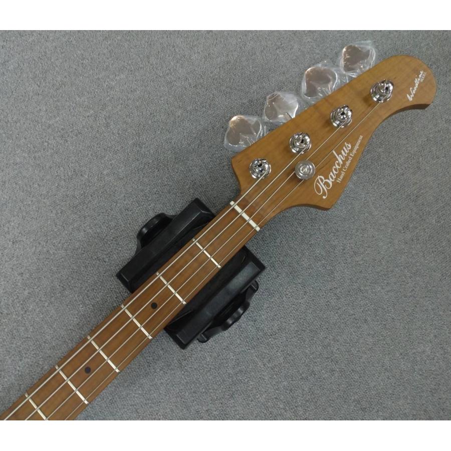 Bacchus GLOBAL Series WL4-STD/RSM SLV-LPB-BS (Silver-Lake Placid Blue Burst) クリアピックガード仕様 バッカス・ベース【現物画像】_4