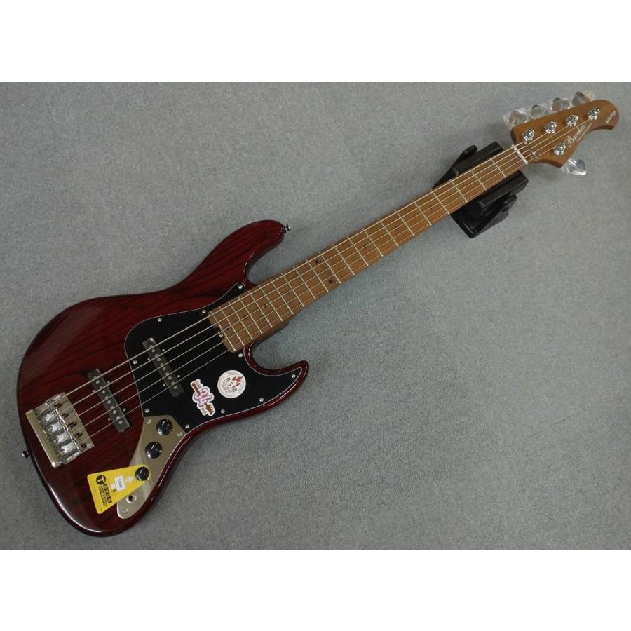 Bacchus Global Series / WL5-ASH/RSM STR (シースルーレッド) 5弦 
