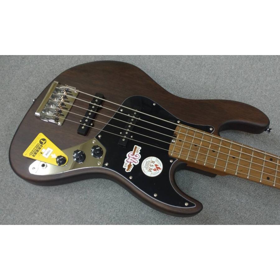 Bacchus Global Series / WL5-STD/RSM CHG-S (チャコールグレーサテン) 5弦 / ローステッドメイプルネック【現物画像】_1