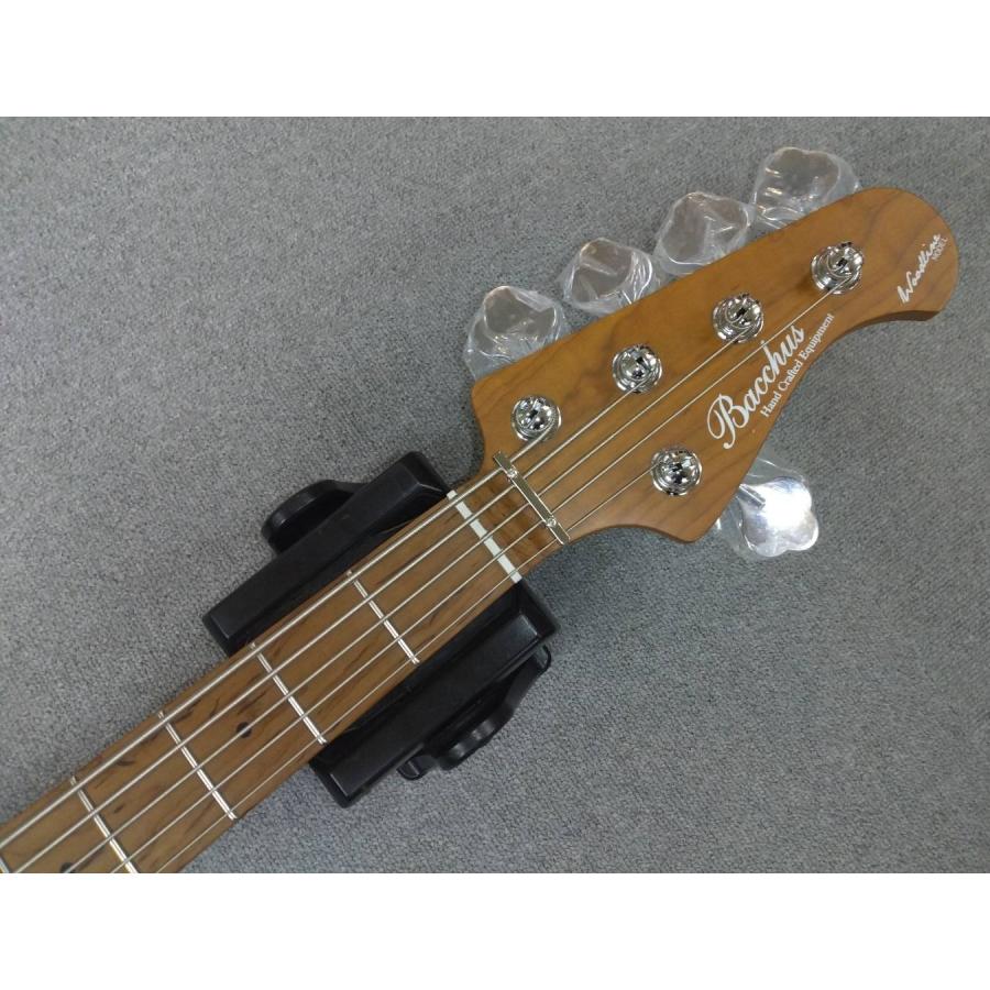 Bacchus Global Series / WL5-STD/RSM CHG-S (チャコールグレーサテン) 5弦 / ローステッドメイプルネック【現物画像】_4