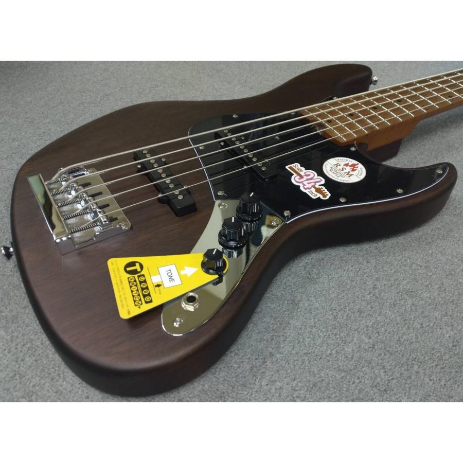 Bacchus Global Series / WL5-STD/RSM CHG-S (チャコールグレーサテン) 5弦 / ローステッドメイプルネック【現物画像】_9