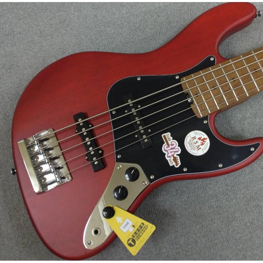 Bacchus Global Series / WL5-STD/RSM RED-S (レッドサテン) 5弦 / ローステッドメイプルネック【現物画像】_2