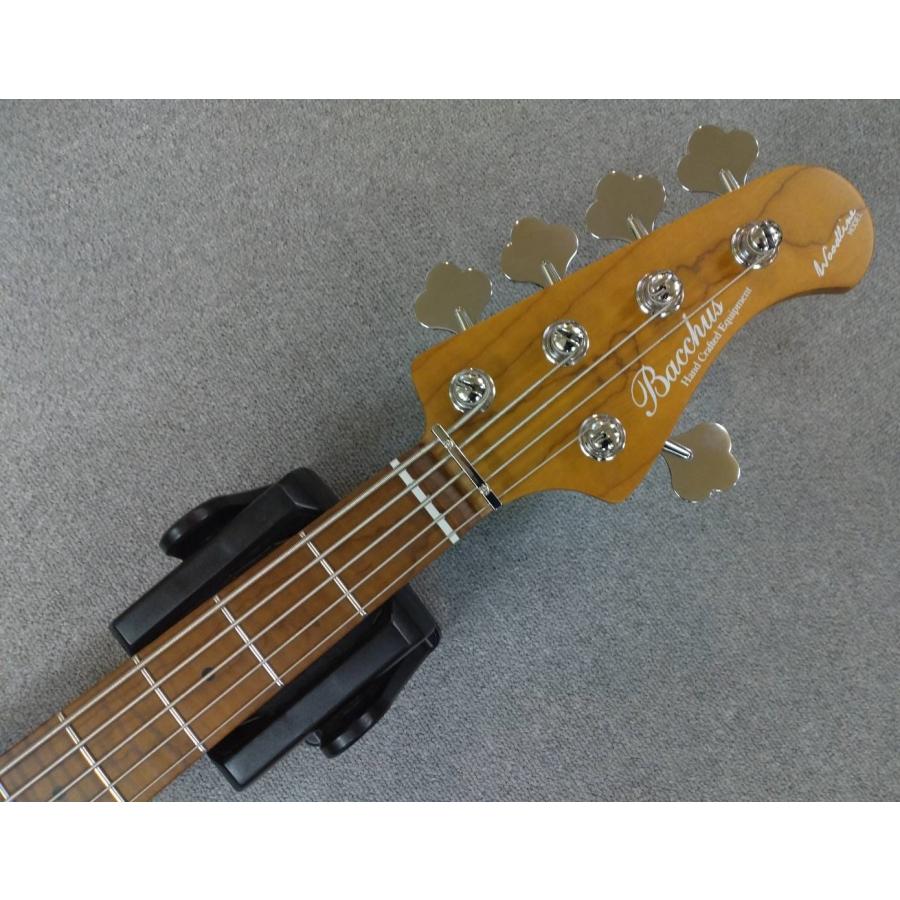 Bacchus Global Series / WL5-STD/RSM RED-S (レッドサテン) 5弦 / ローステッドメイプルネック【現物画像】_4