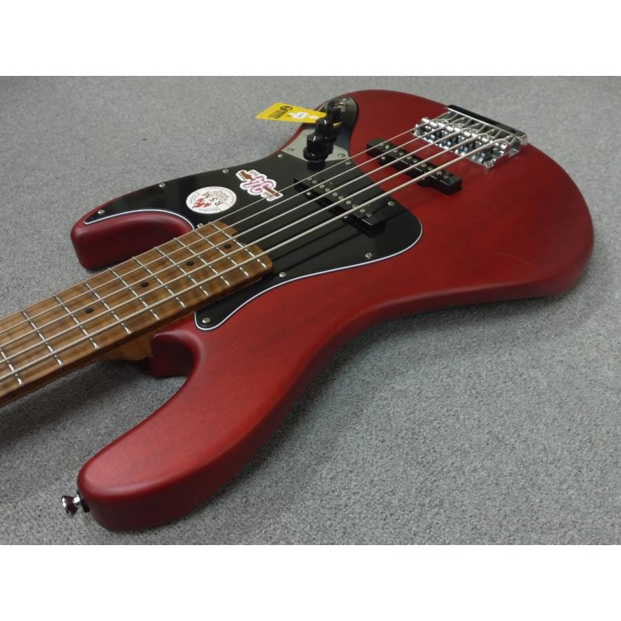 Bacchus Global Series / WL5-STD/RSM RED-S (レッドサテン) 5弦 / ローステッドメイプルネック【現物画像】_8