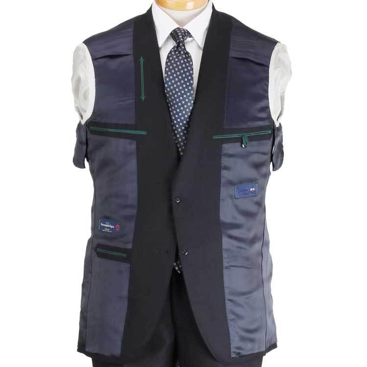 ZEGNA ゼニア スーツ Ermenegildo Zegna TROPICAL 春夏 ネイビー ZEGNA ゼニア スーツ Ermenegildo Zegna TROPICAL 春夏 ネイビー