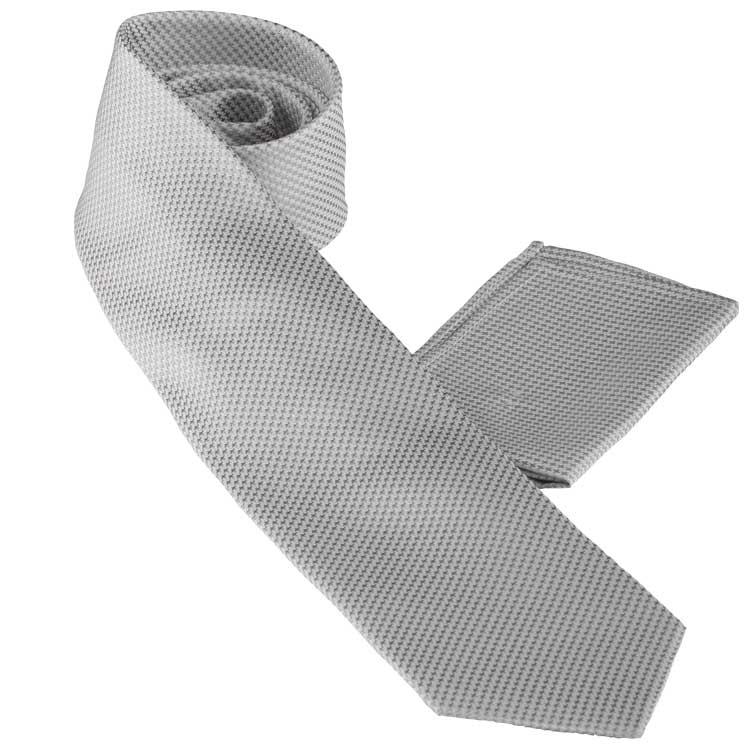 ネクタイ シルク フォーマルタイ シルバータイ チーフ セット