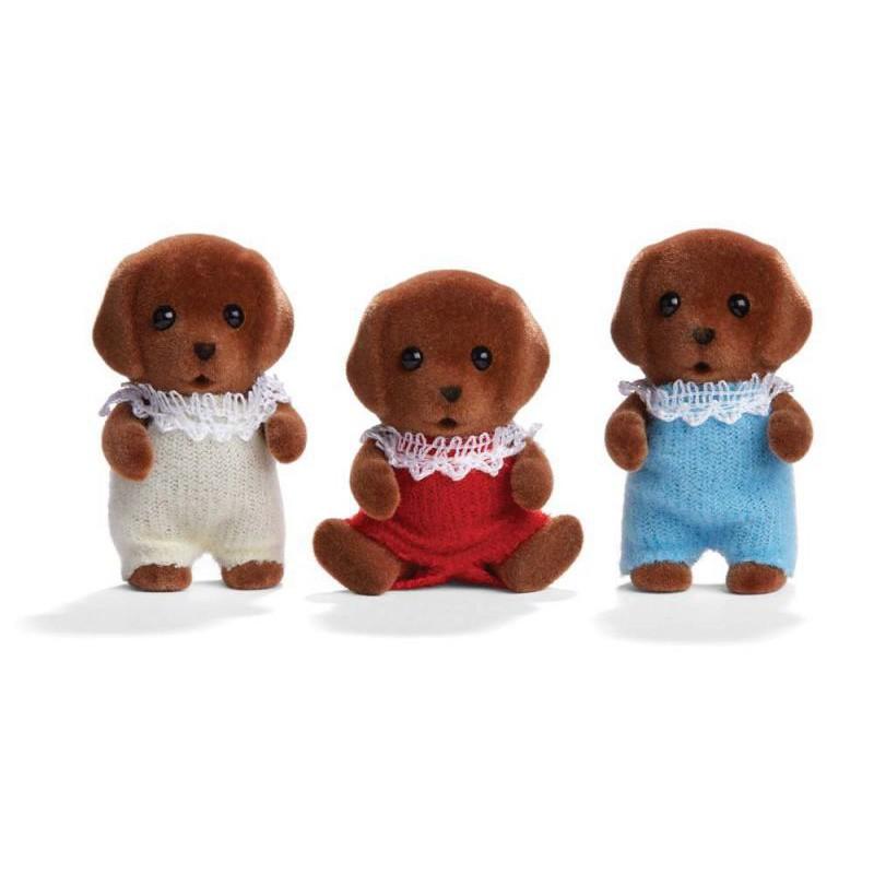 カリコクリッターズ 1452 チョコレート ラブラドール ファミリー Calico Critters Chocolate Labrador 並行輸入品｜funks-store