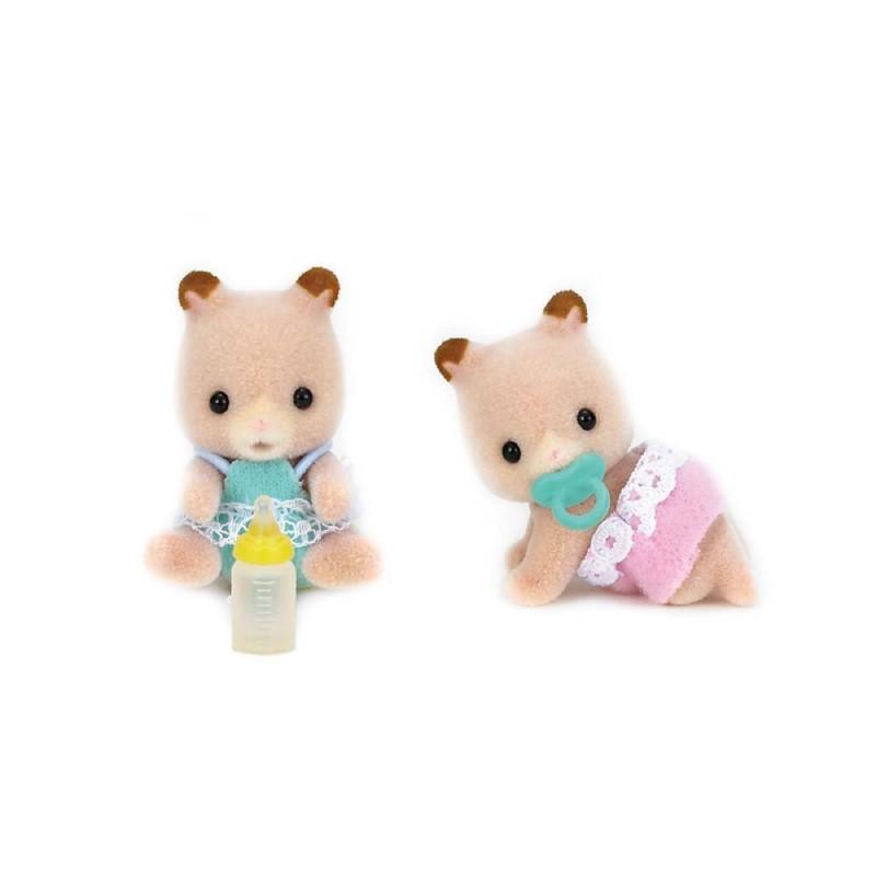 カリコクリッターズ 1491 フラッフィー ハムスター ツインズCalico Critters Fluffy Hamster Twins 並行輸入品｜funks-store