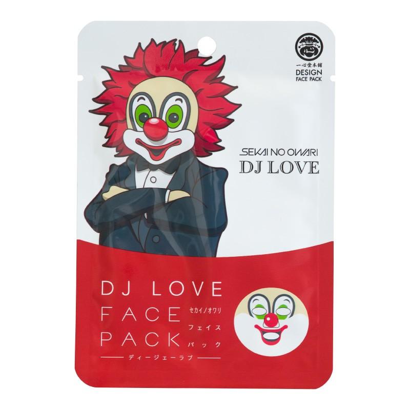 一心堂本舗 フェイスパック DJ LOVE SEKAI NO OWARI 1枚 美容マスク