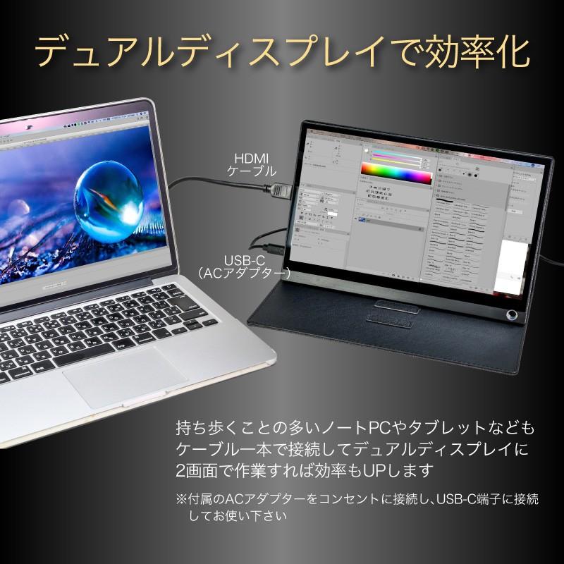高画質 フルHD HDR 12.5インチ モバイルモニター 1920×1080