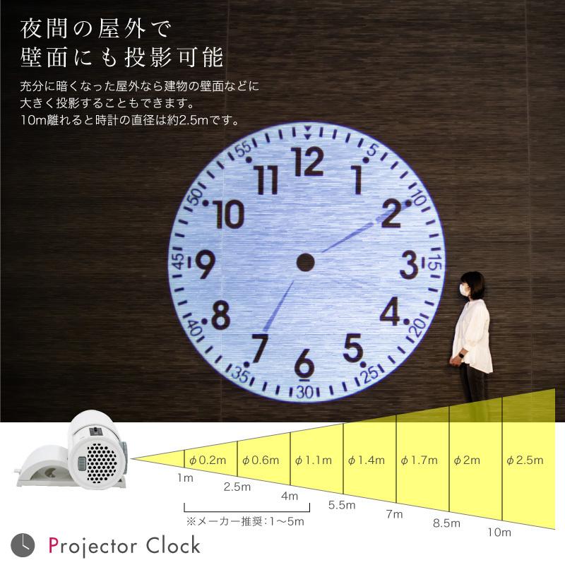プロジェクター 時計 プロジェクター時計 アナログ 投影 調光 アナログ時計 壁掛け時計 壁投影 プロジェクション プロジェクタークロック  :prj-clk-t6:ファンクスストア - 通販 - 