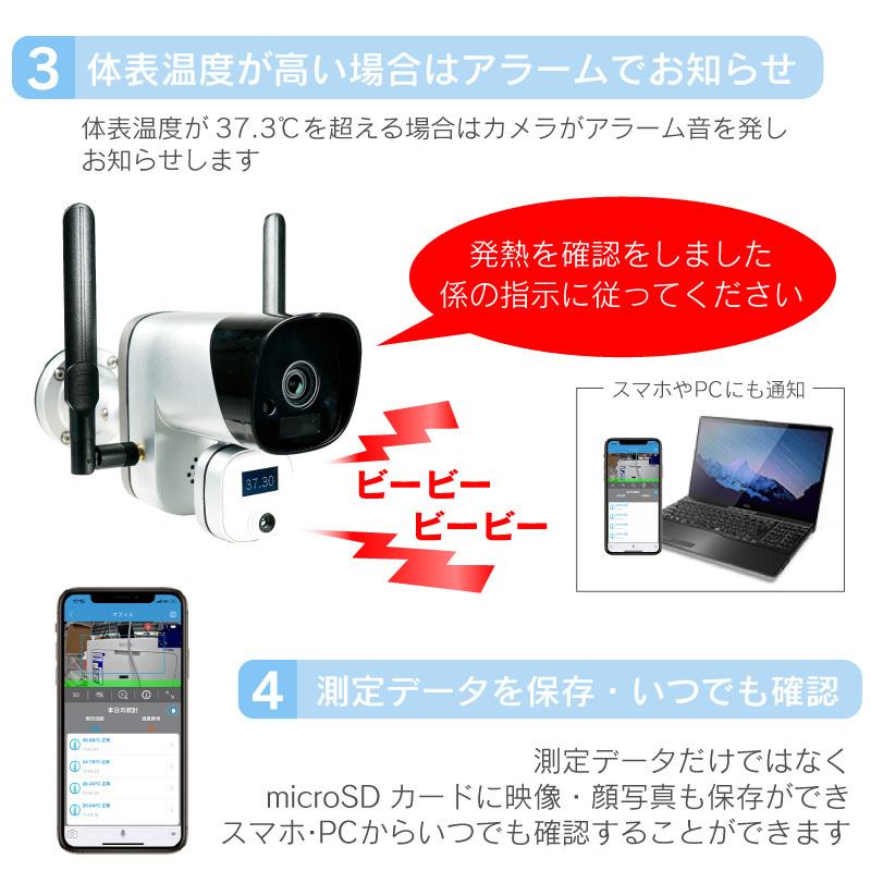 一年保証 サーマルカメラ 体温 温度スクリーニングカメラ 体表温度検知カメラ 体表温度測定カメラ 温度測定カメラ 発熱者検知 体温測定カメラ Thermal Cam ファンクスストア 通販 Yahoo ショッピング