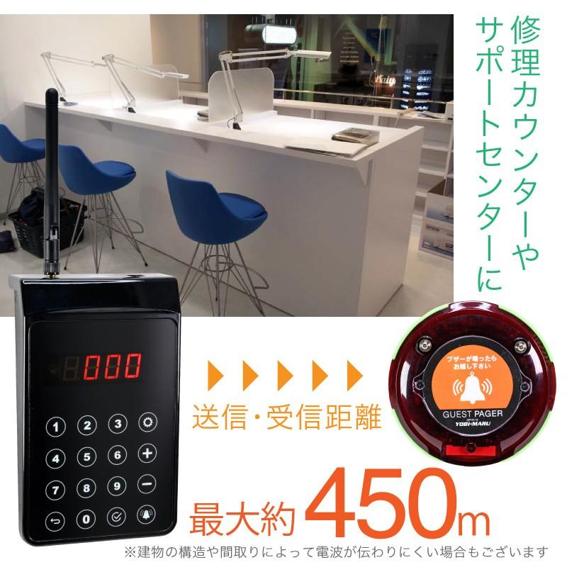 ゲストページャー 呼び丸 ラウンド 受信機 30台セット 1年保証