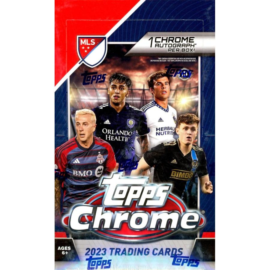 2023 TOPPS MLS CHROME HOBBY シュリンク付き未開封ボックス : トレカ 