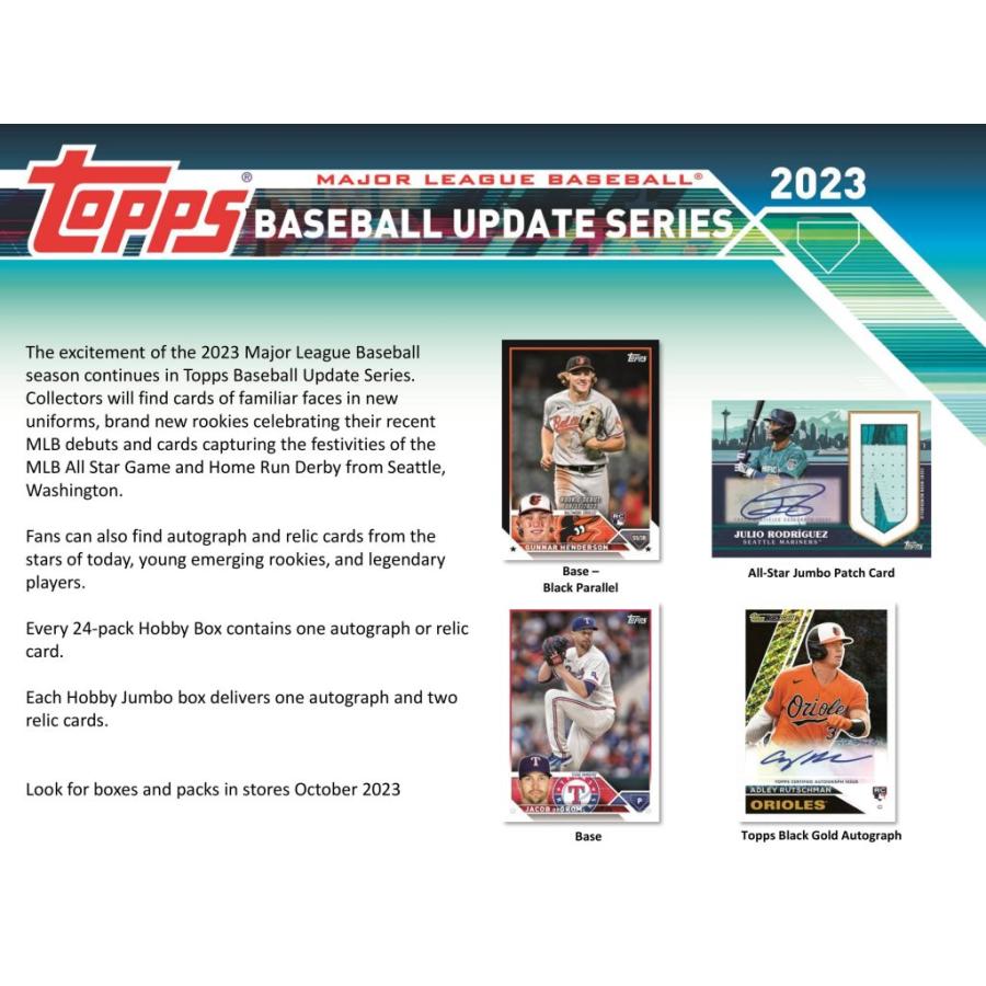 MLB 2023 TOPPS UPDATE SERIES BASEBALL JUMBO シュリンク付き未 MLB 2023 TOPPS UPDATE SERIES BASEBALL JUMBO シュリンク付き未