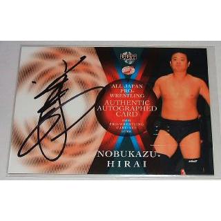 07/08 全日本 平井伸和 直筆サインカード 40/95 : トレカ