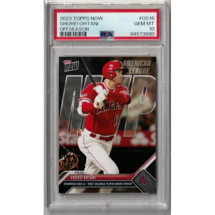 TOPPS NOW GEM MINT PSA10 大谷翔平 #os16 2023 MVP受賞 : トレカ
