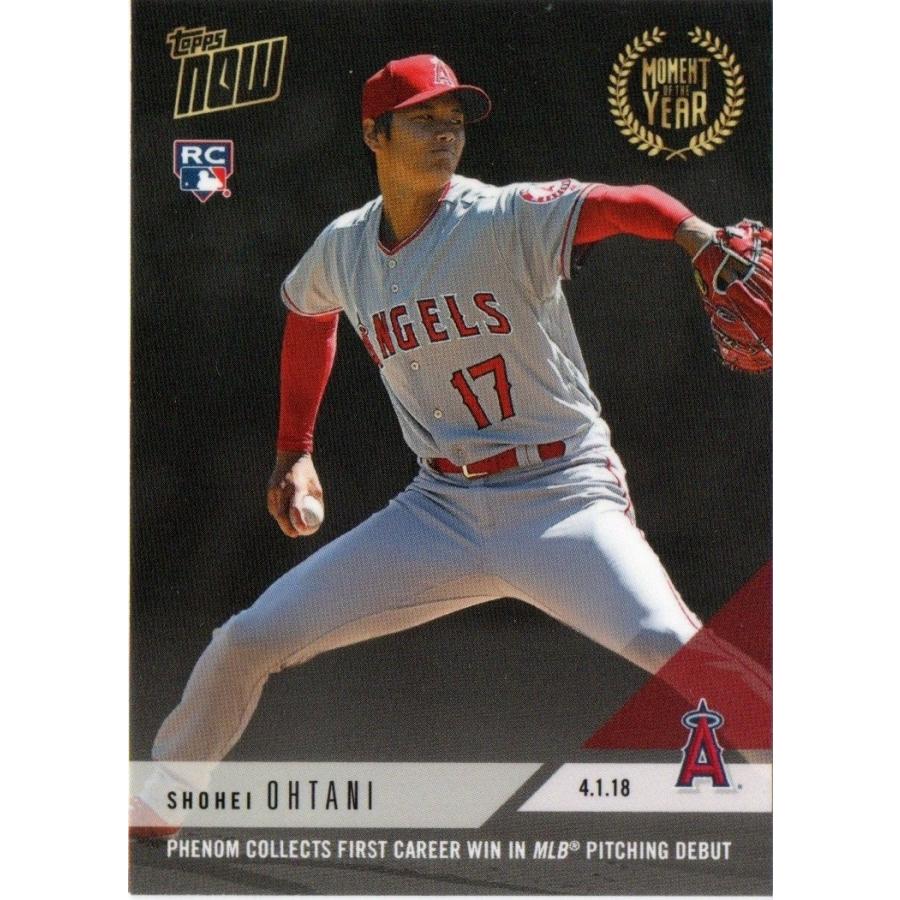 Topps NOW 大谷翔平 Moment Of The Year MOY-3 投手デビュー戦初勝利