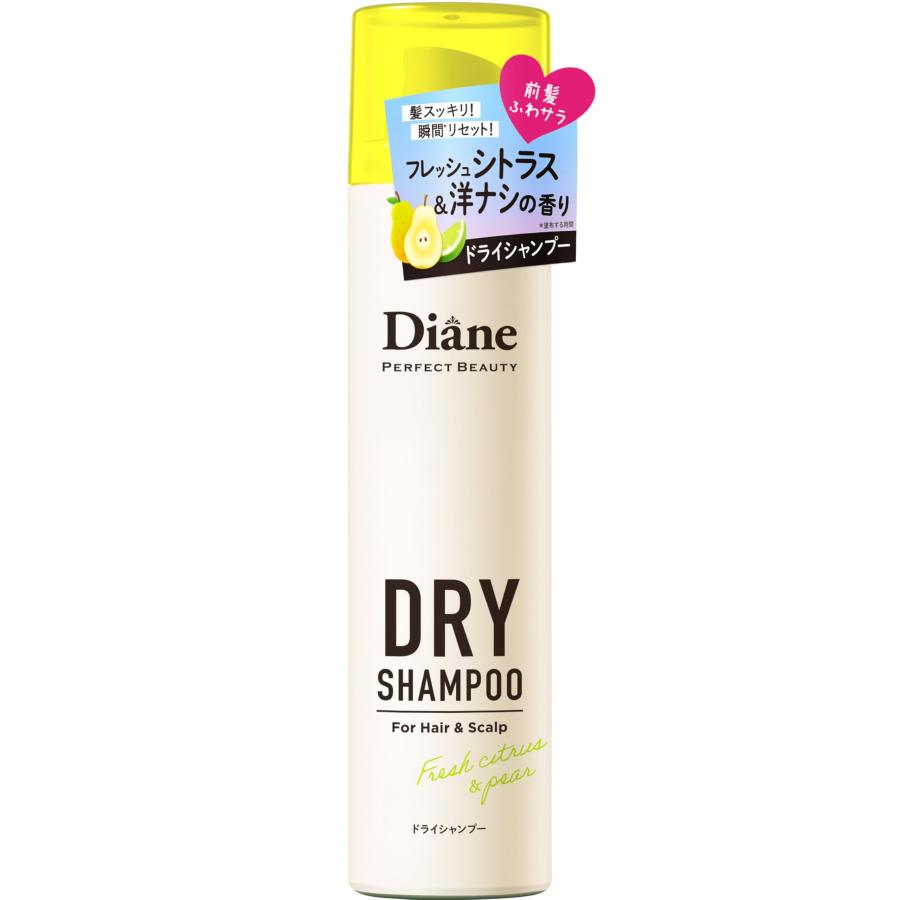 Diane(ダイアン) ドライシャンプー (水のいらないシャンプー) スプレー・ミスト フレッシュシトラスペア 詰替え用 95グラム (x 1) の商品画像