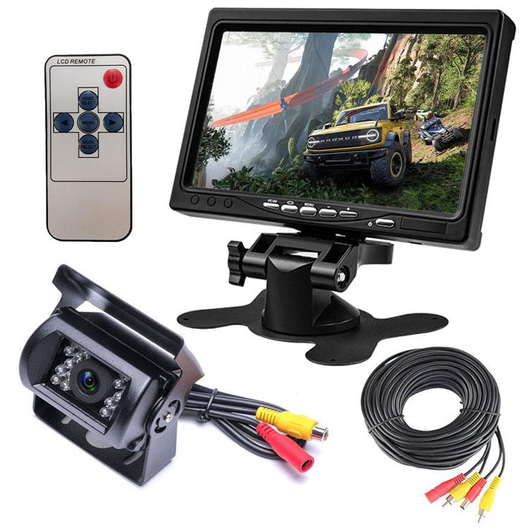 値下げトラック等にアルファデポバックカメラセット　12v24v ケーブルは20m 12V 24V バックカメラ 高画質 4ピンケーブル 広角110度 CMOS 20m