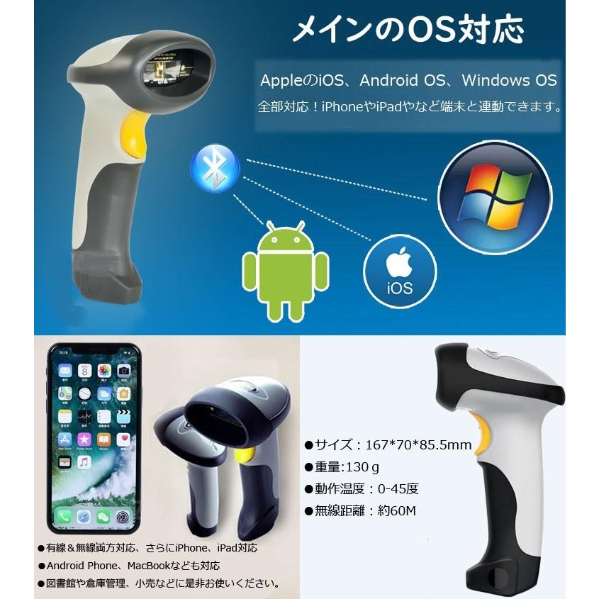 Tera ワイヤレスバーコードリーダー レーザー 有線 ハンズフリー可能 複数のスキャンモード 1次元コード 2 4g無線対応 Isbn 日本語取扱説明書 時間表示でき バーコー Code39 高速読取 スタンド付き Nw 7 Janコード