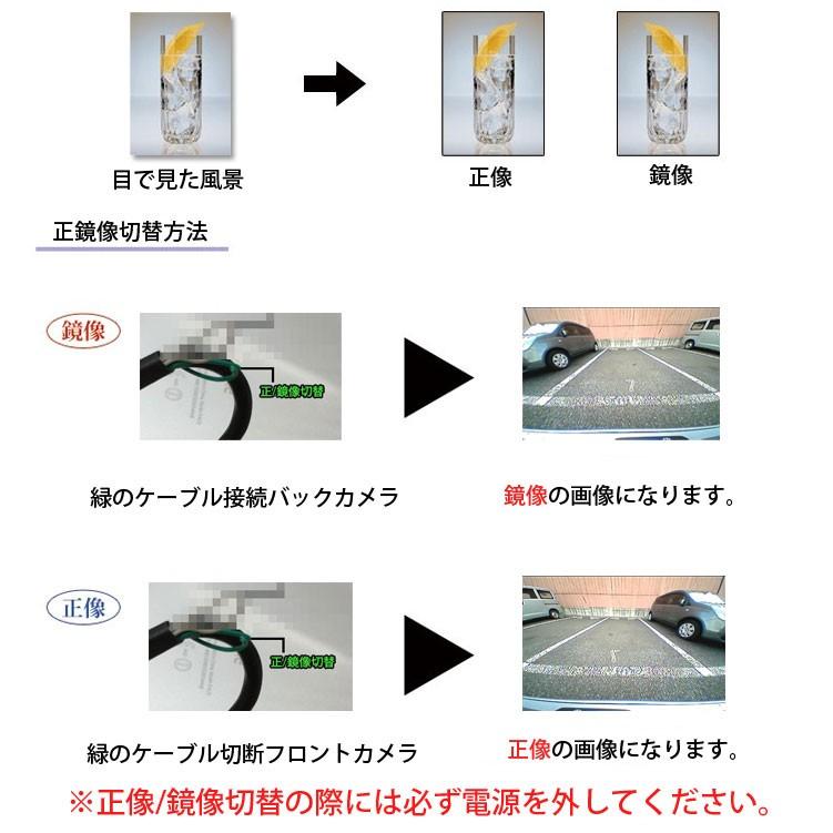 超小型防水IP67CCD フロントカメラ リヤカメラ 視野角度120度 正像