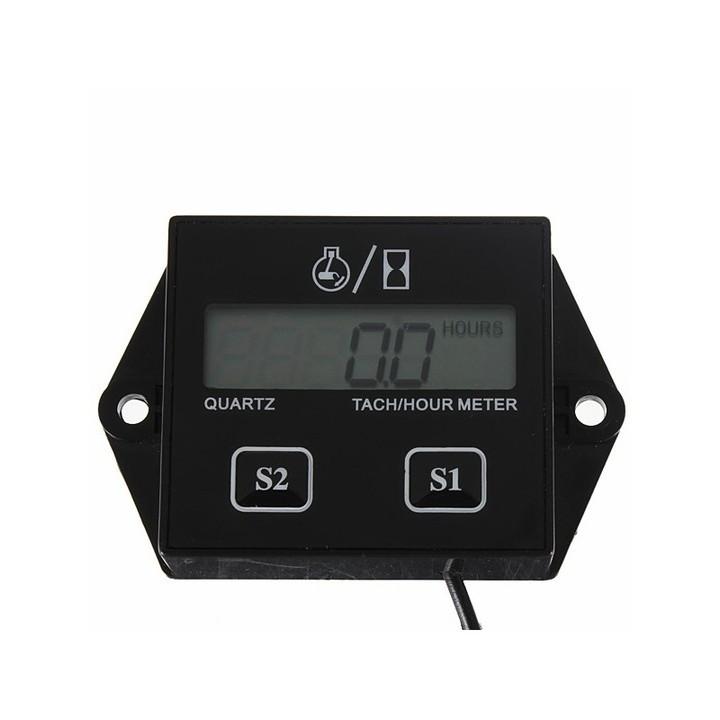 バイクタコメーター 自動車 バイクに 4スト/2スト両対応 デジタル式