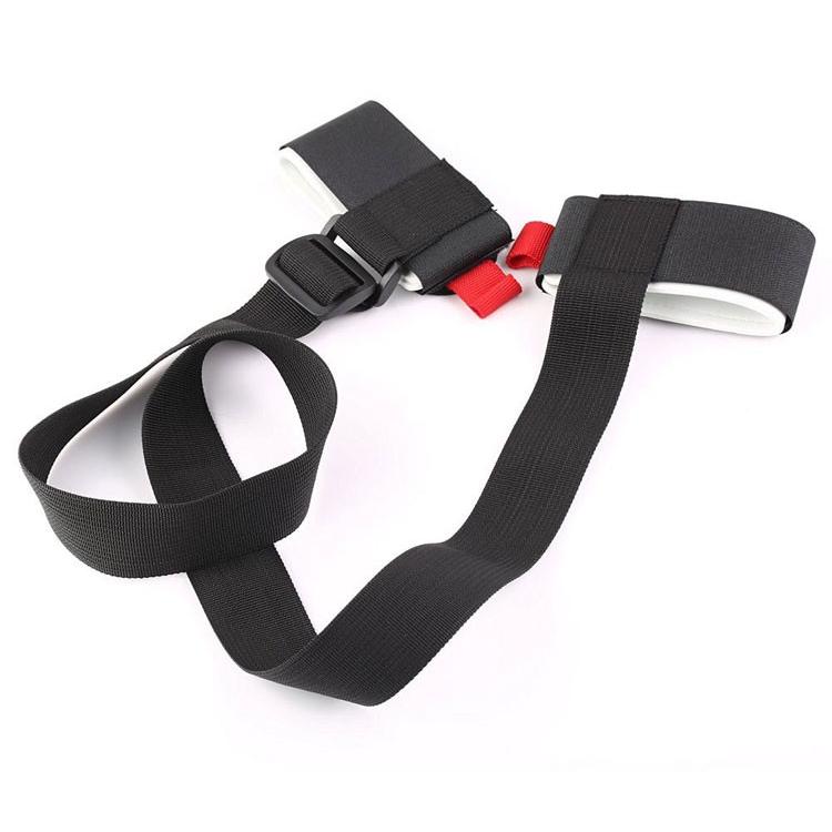 スキー板用 スキーショルダーキャリアストラップ 保護ハンドルラッシュベルト ショルダーベルト ポータブル ブラック HSX1011 |  | 02