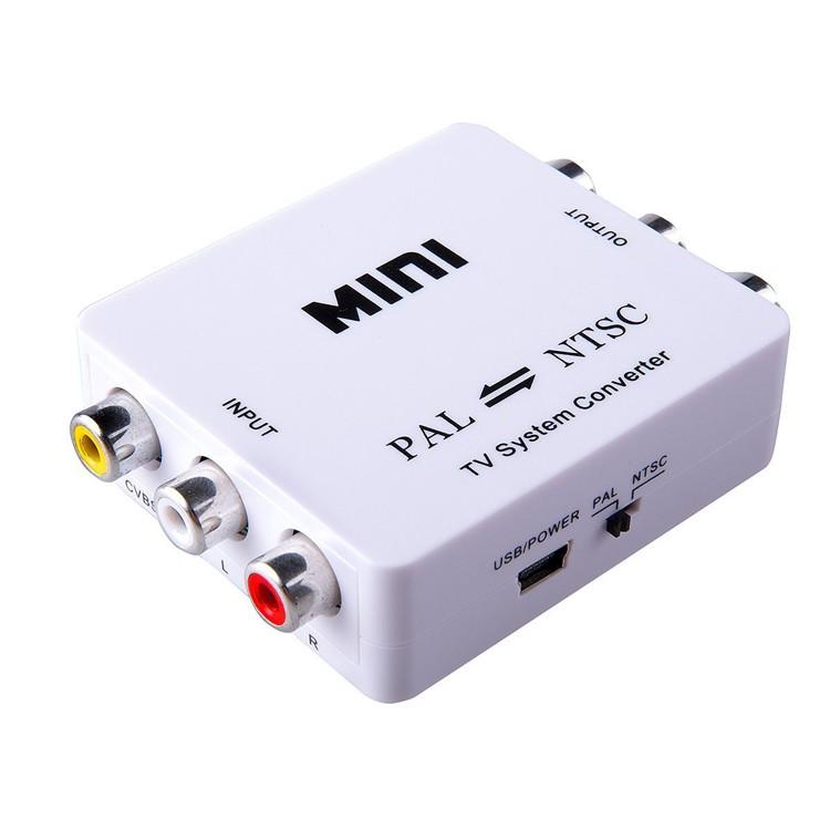 NTSC-PAL 形式変換アダプター 双方変換コンバーター USBケーブル付き