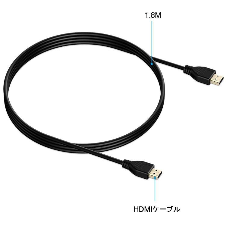 HDMI ver1.4 ケーブル A(オス) - A(オス) 4K オーディオ対応  ケーブル長 1.8m PS4/WiiU/XboxOne/DVD/映像レコーダーなど映像機器対応 HDMI1814｜funlife｜04