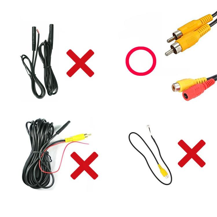 バックカメラ取付延長ケーブルセット バックカメラとモニターの電源