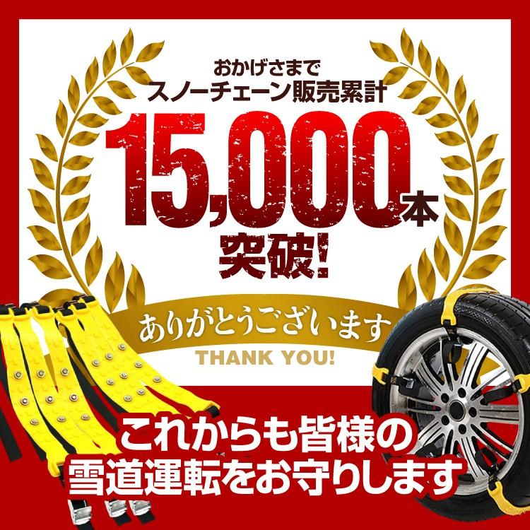 スノーチェーン 簡易型タイヤチェーン 装着義務化 簡単取付 雪道