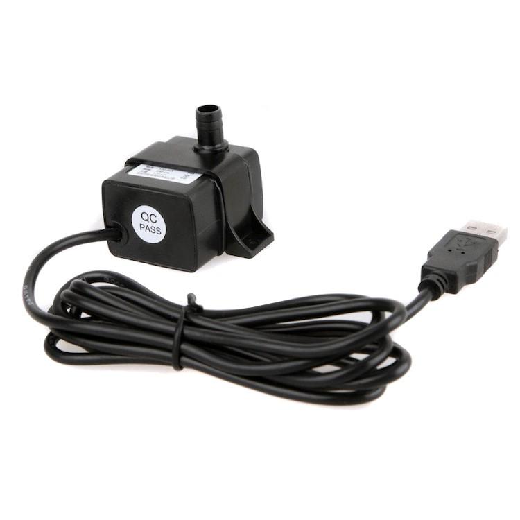 汎用ミニ水中ポンプ USB駆動 小型ブラシレスポンプ 静音設計 流量120L