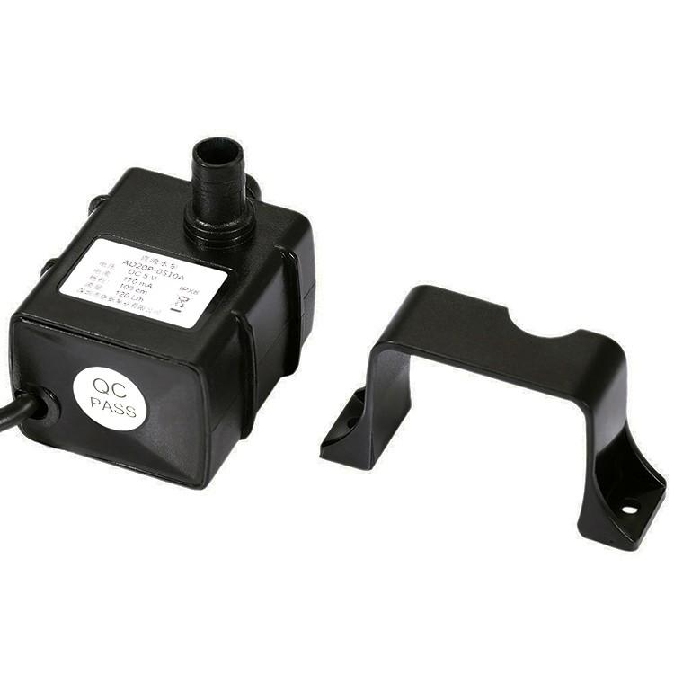 汎用ミニ水中ポンプ USB駆動 小型ブラシレスポンプ 静音設計 流量120L