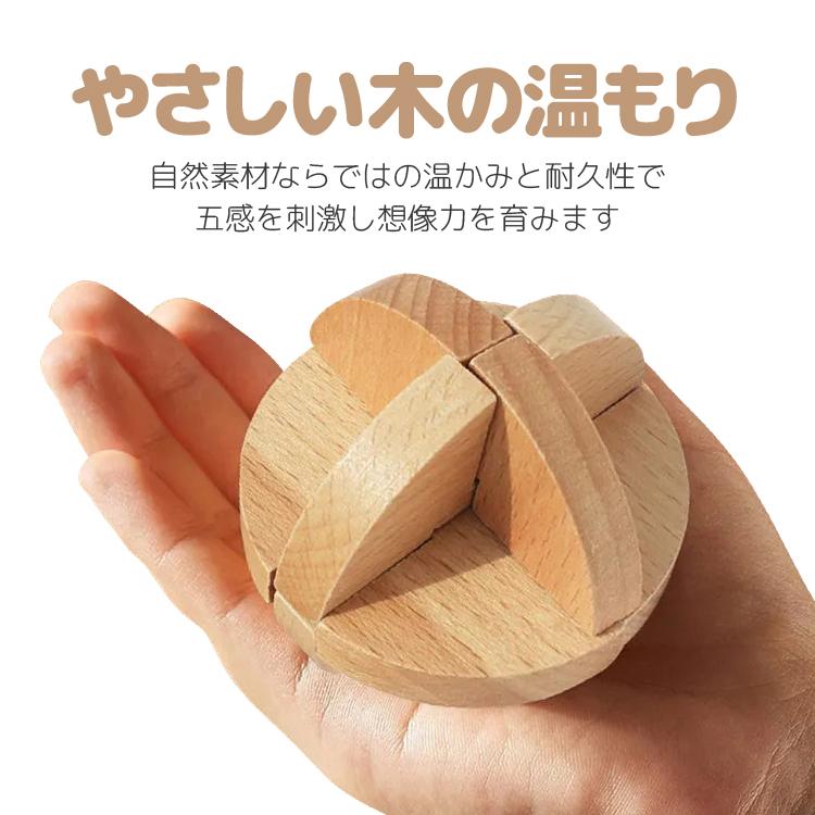 立体パズル 孔明鎖 孔明パズル 知育 教育玩具 脳トレ 大人も子供も