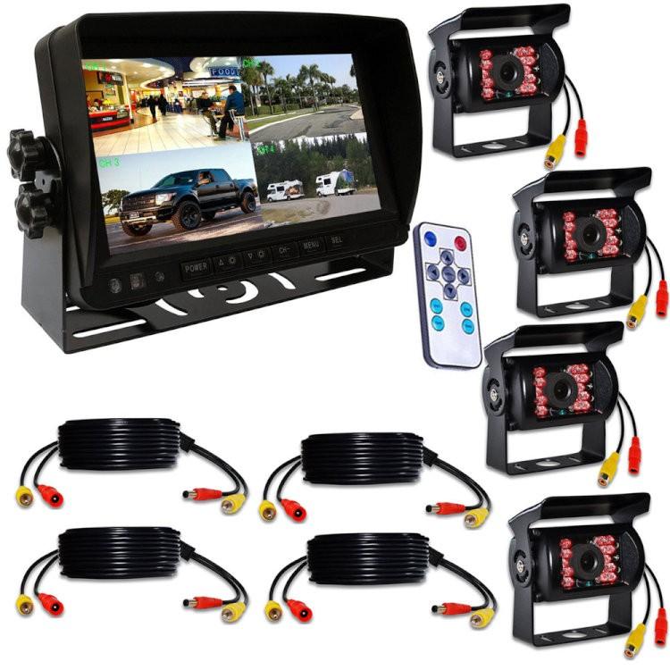 12 24v トラック対応 正像鏡像対応 ドラレコ 7インチモニター Sdカード録画記録 4チャンネル同時録画可 4分割表示 カメラ ケーブル4セット Mn74dvr500gnxs4 Org02349 ファンライフショップ 通販 Yahoo ショッピング