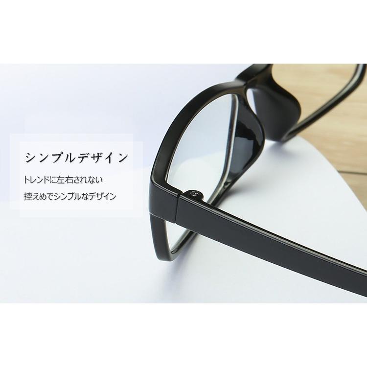 ブルーライトカット PCメガネ 度数無し おしゃれ  UVカット メンズ レディース 男女兼用 眼精疲労 伊達眼鏡 UV対策 ポーチ付き 伊達メガネ コスプレ CMPCA01 |  | 05