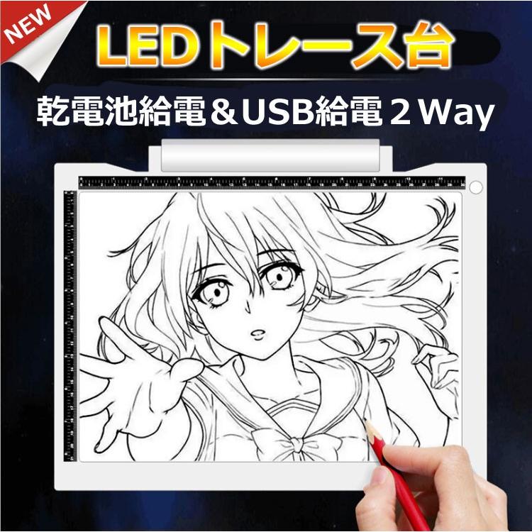 Usb 乾電池両用トレース台 超薄 目盛り付き 3段調光 滑り防止パット付き マンガ イラスト 絵写 測量 設計 建築製図などに ライトボックス トレーサ Trasa421 Org ファンライフショップ 通販 Yahoo ショッピング
