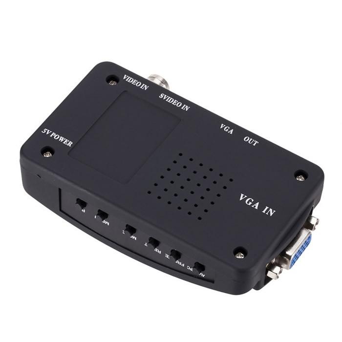 BNC/S-video TO VGAコンバータ アナログ変換器 ビデオコンバータ DVR