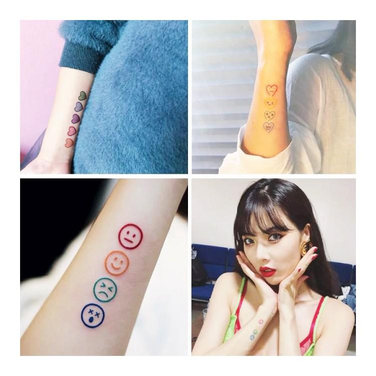タトゥーボディステッカー タトゥーシール 30枚セット ファッションシール 可愛い スマイリー カラフル レインボー キュート 学生 女子会 パーティー Smlsel30s Org028 ファンライフショップ 通販 Yahoo ショッピング