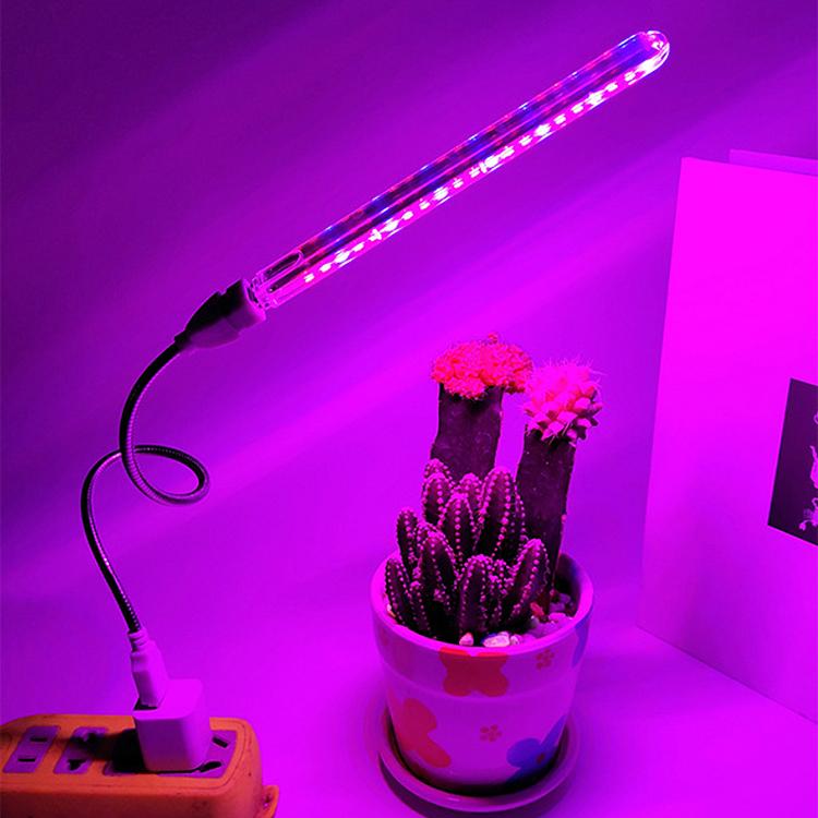 植物育成LEDライト 10W 5V USB給電式 室内植物の成長を促進 赤色