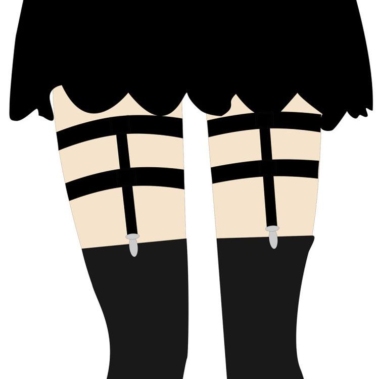 ガーターベルト レックガーター ハーネス シンプル ボストン ストッキング留め バンド 固定 滑り止め 調整可能 コスプレ おしゃれ フリーサイズ Lggf118 Org ファンライフショップ 通販 Yahoo ショッピング