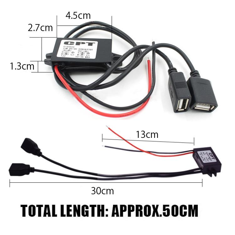 ノーブランド品 　デュアルUSB　 車　DC-DC　コンバータモジュール　12Vー5V 3A 15W　電源アダプタ dwos6rj Amazon.co.jp: ノーブランド品 デュアルUSB 車 DC-DC コンバータ