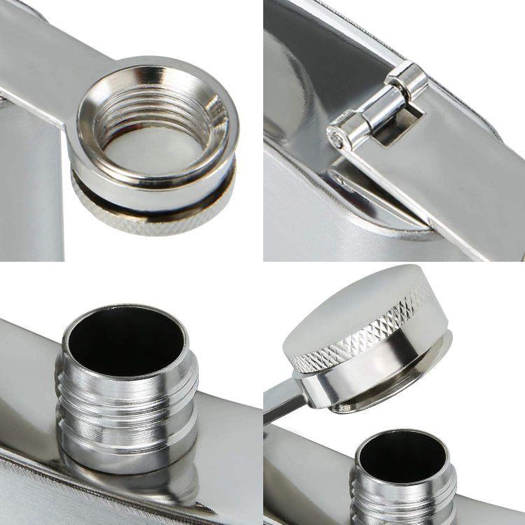 【希少】coleman 並行輸入品　ステンレススキットル（表面レザー仕上げ Amazon.co.jp: スキットル ステンレス製 漏斗付き 280ml/10oz